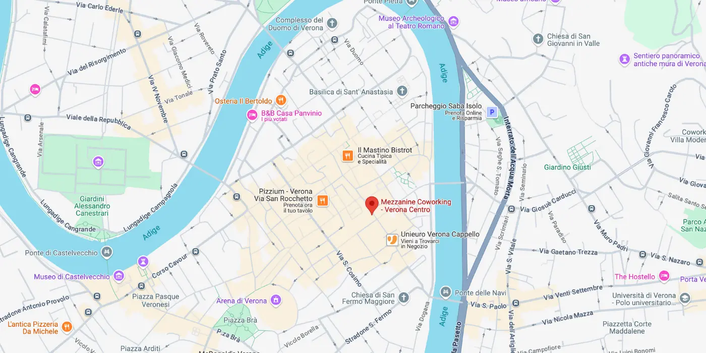 Come raggiungere Coworking Verona Centro